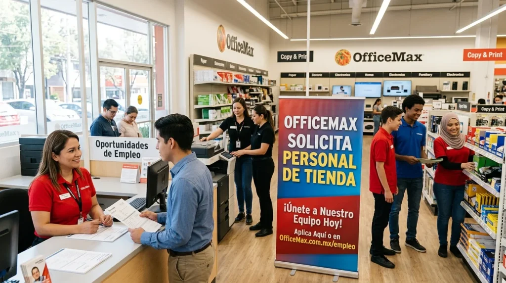 OfficeMax Solicita Personal de Tienda